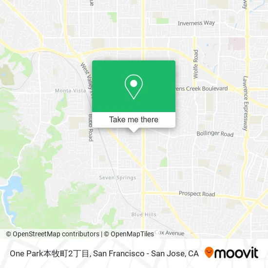 Mapa de One Park本牧町2丁目