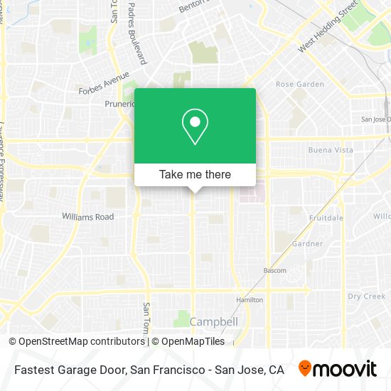 Mapa de Fastest Garage Door