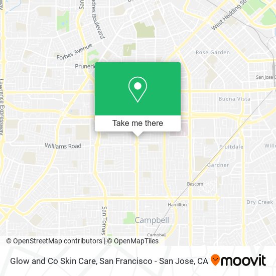 Glow and Co Skin Care map