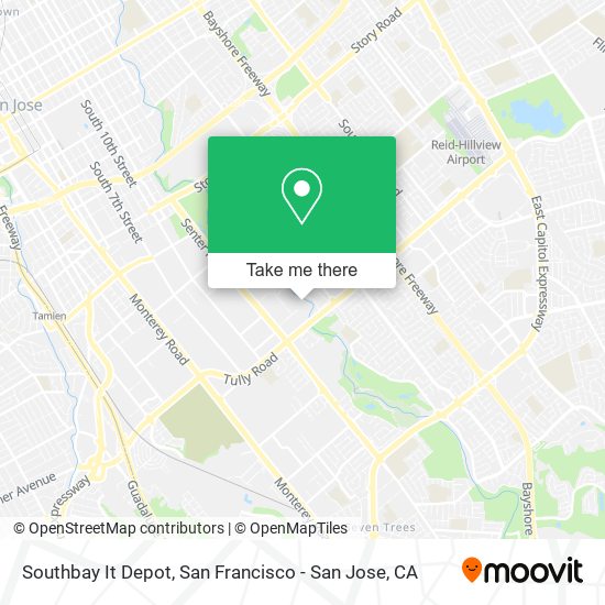 Mapa de Southbay It Depot