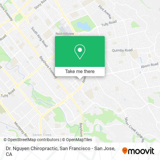 Mapa de Dr. Nguyen Chiropractic