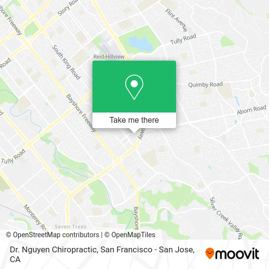 Dr. Nguyen Chiropractic map