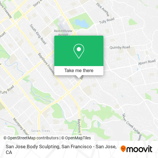 Mapa de San Jose Body Sculpting