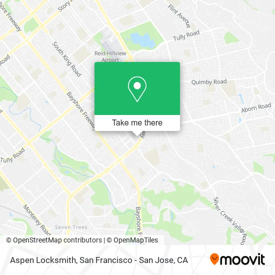 Mapa de Aspen Locksmith