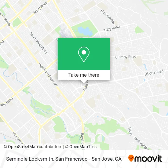 Mapa de Seminole Locksmith