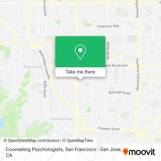 Counseling Psychologists map