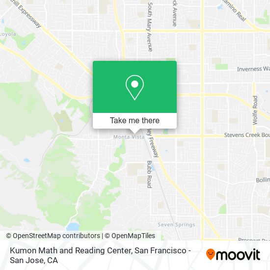 Kumon Math and Reading Center map