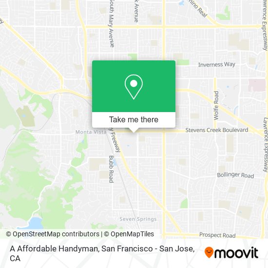A Affordable Handyman map