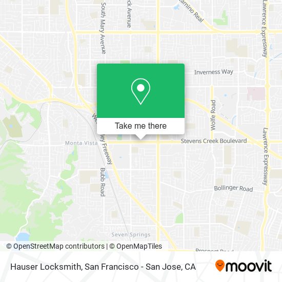 Mapa de Hauser Locksmith