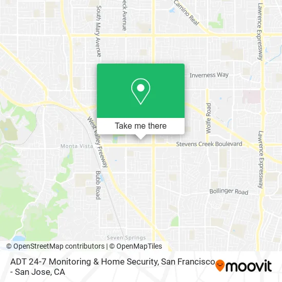 ADT 24-7 Monitoring & Home Security map