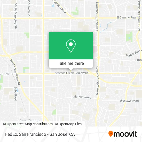 Mapa de FedEx