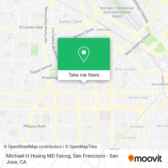 Michael H Huang MD Facog map