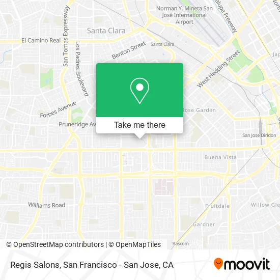 Regis Salons map