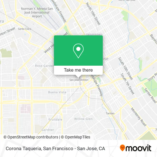 Corona Taqueria map