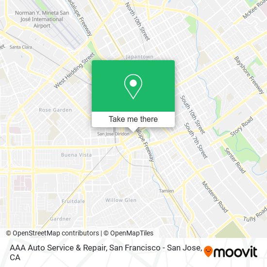 AAA Auto Service & Repair map