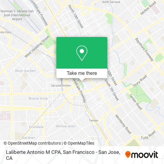 Laliberte Antonio M CPA map