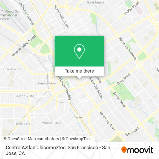 Mapa de Centro Aztlan Chicomoztoc