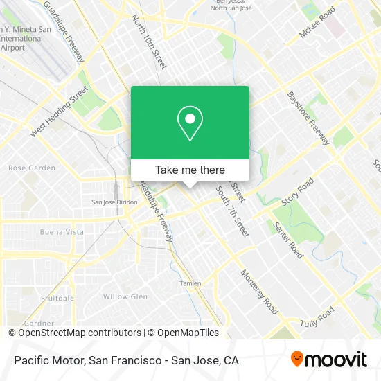 Mapa de Pacific Motor