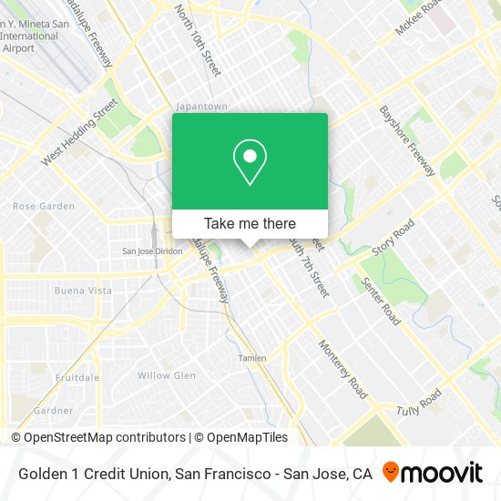 Mapa de Golden 1 Credit Union