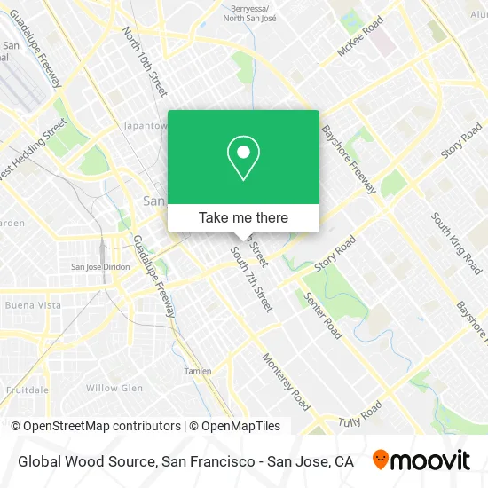 Mapa de Global Wood Source