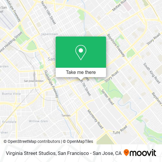 Mapa de Virginia Street Studios