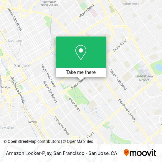 Mapa de Amazon Locker-Pjay