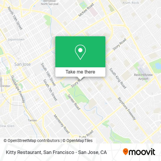 Mapa de Kitty Restaurant