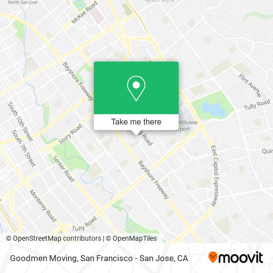 Goodmen Moving map