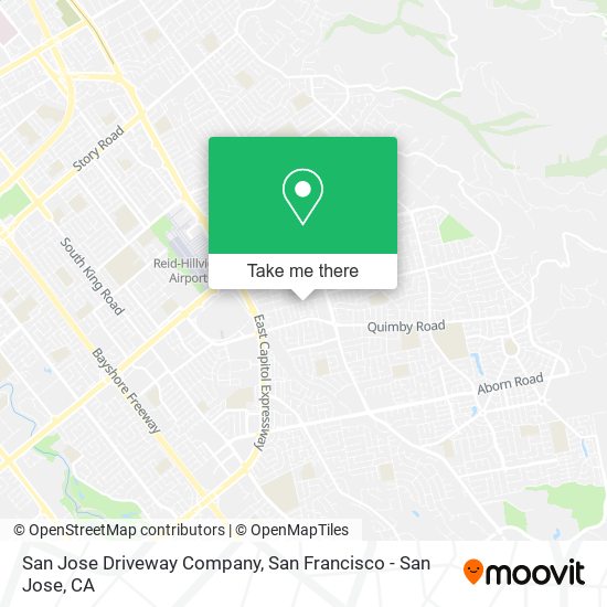 Mapa de San Jose Driveway Company