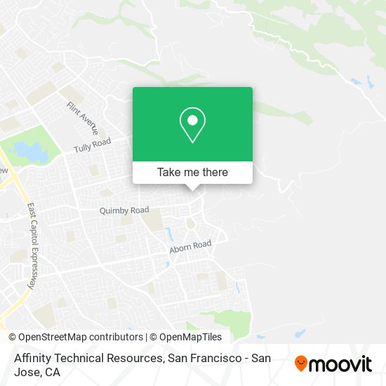 Affinity Technical Resources map