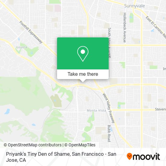 Mapa de Priyank's Tiny Den of Shame