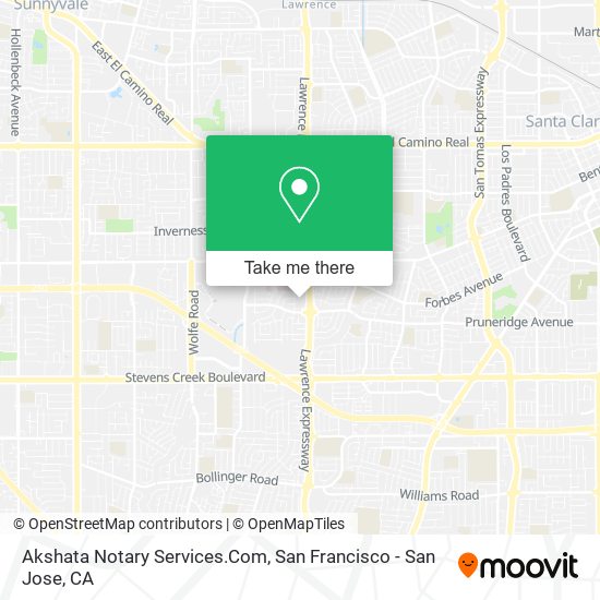 Mapa de Akshata Notary Services.Com