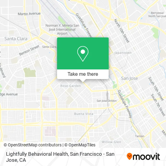 Mapa de Lightfully Behavioral Health