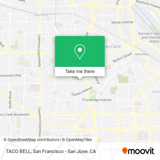 Mapa de TACO BELL