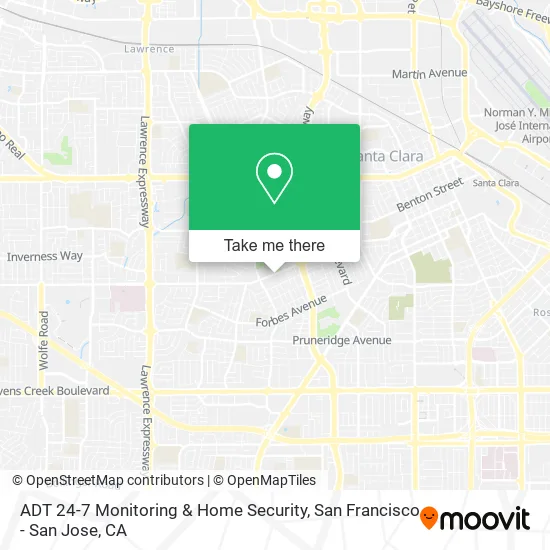 ADT 24-7 Monitoring & Home Security map