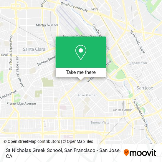 St Nicholas Greek School map