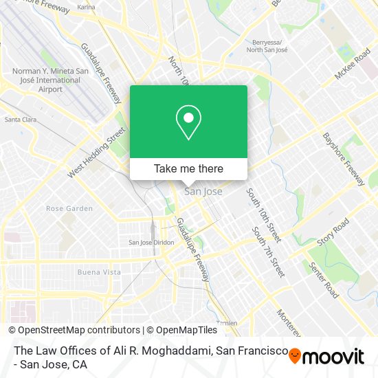 The Law Offices of Ali R. Moghaddami map