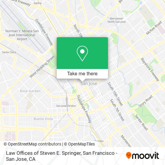 Law Offices of Steven E. Springer map