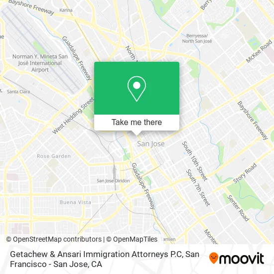 Getachew & Ansari Immigration Attorneys P.C map