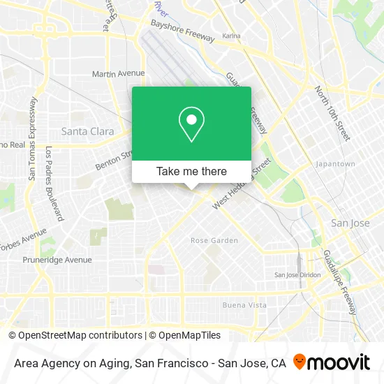 Mapa de Area Agency on Aging