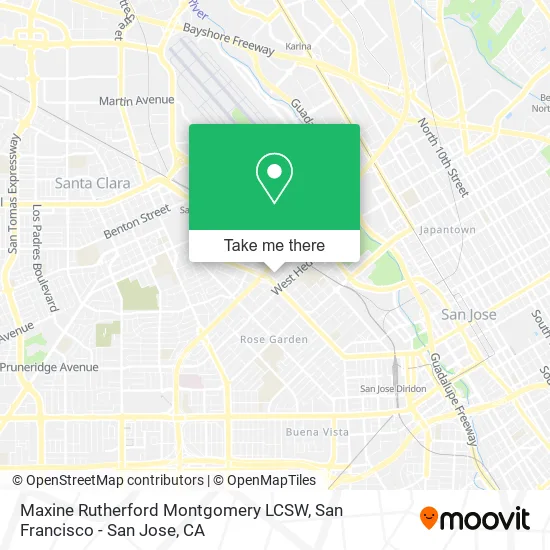 Mapa de Maxine Rutherford Montgomery LCSW