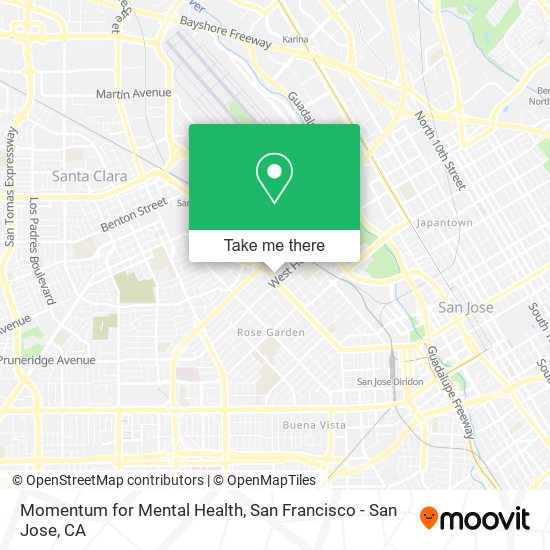 Momentum for Mental Health map