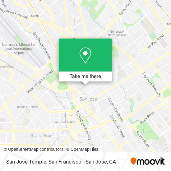 Mapa de San Jose Temple