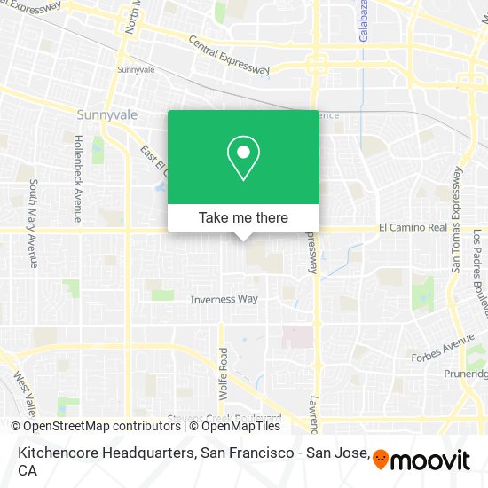 Kitchencore Headquarters map