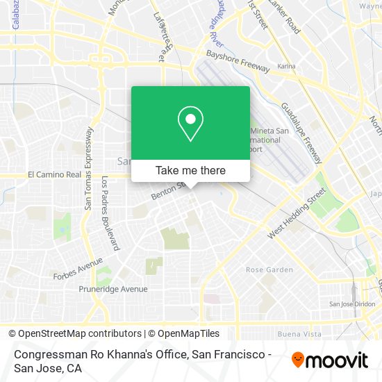 Congressman Ro Khanna's Office map