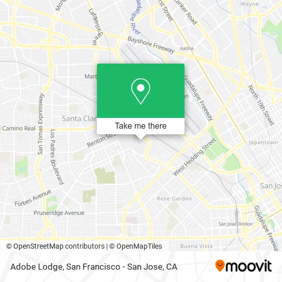 Adobe Lodge map