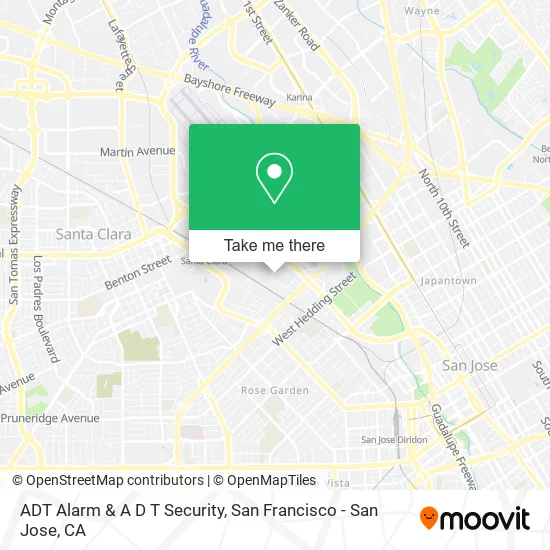 Mapa de ADT Alarm & A D T Security