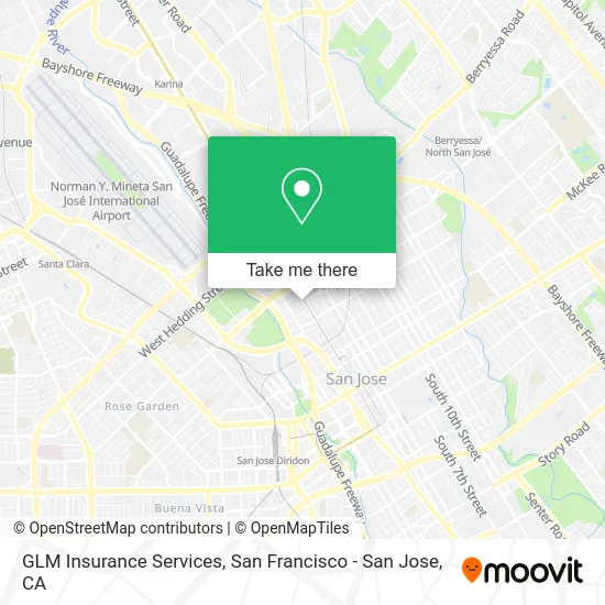 GLM Insurance Services map