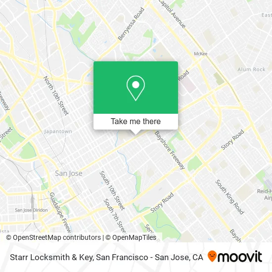 Mapa de Starr Locksmith & Key