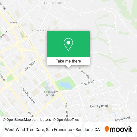 Mapa de West Wind Tree Care